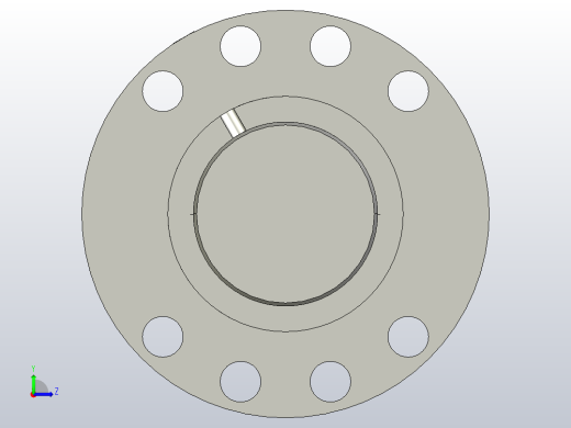DKF6310-5滚珠丝杆3D模型左视缩略图