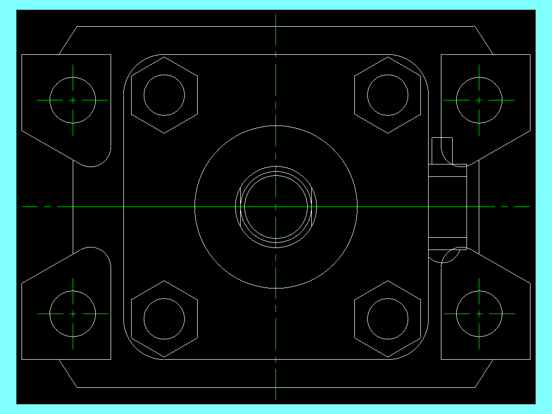 SMC气缸CDA2KWF40_C图纸
