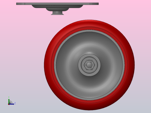 Colson-1_04356_91脚轮左视缩略图