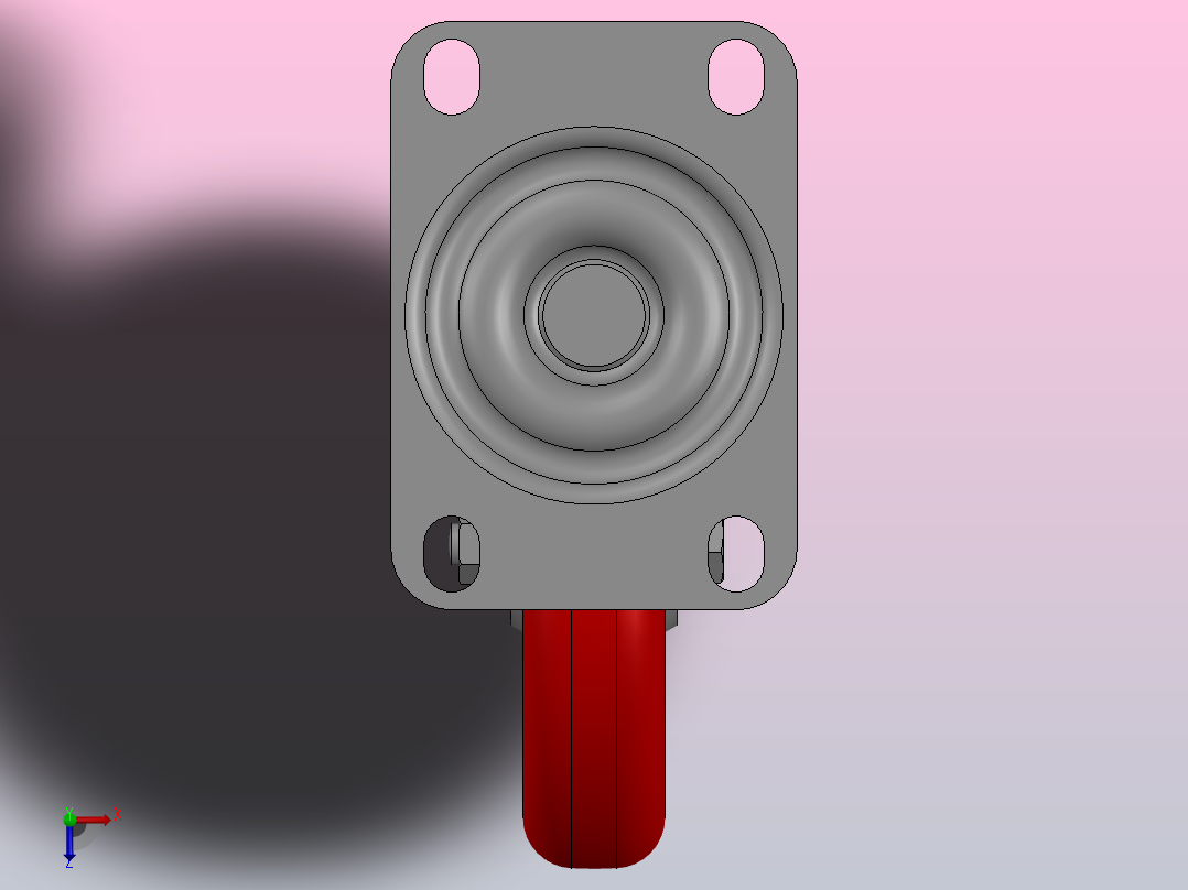 Colson-1_04356_91脚轮俯视图