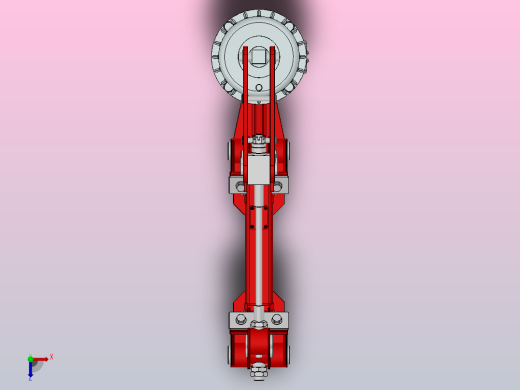 YWZC系列电力液压鼓式制动器YWZC-315／80-500~1000俯视缩略图
