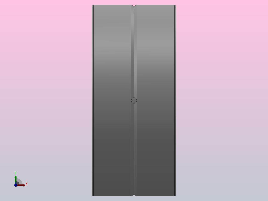 滚针和角接触球组合轴承_NKIA 5909前视图