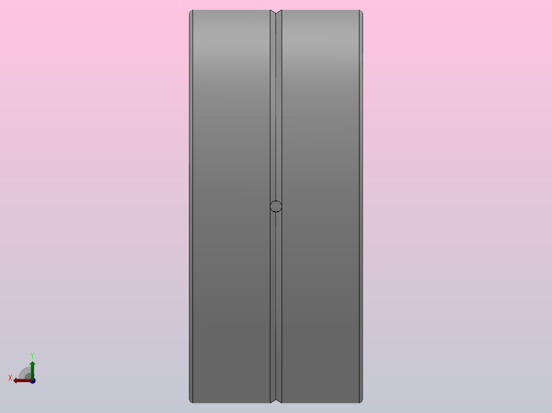 滚针和角接触球组合轴承_NKIA 5909后视图