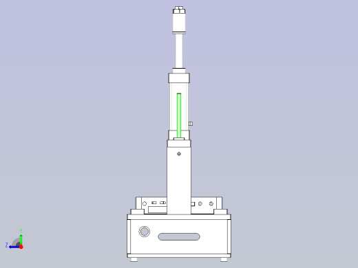 一款胶壳校正治具3D图纸右视缩略图