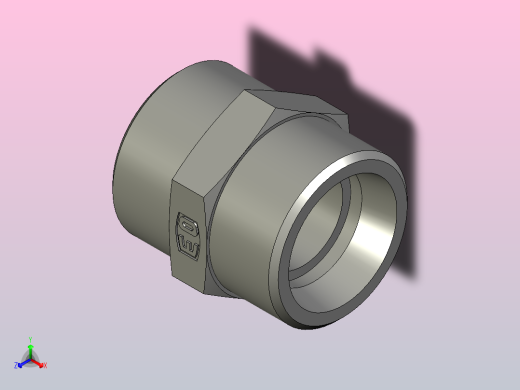 EO标准液压接头 Union G18L71X(1)正等轴测缩略图