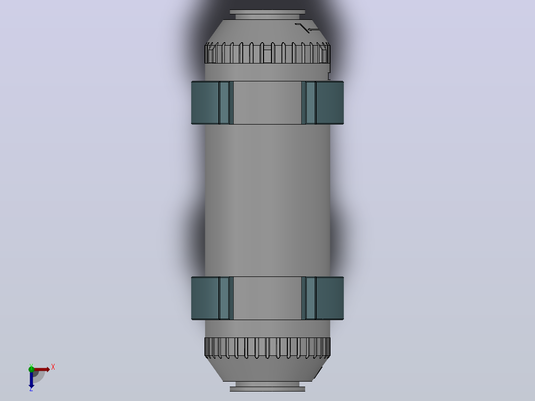 ZFC小型真空过滤器[ZFC200-08B]俯视图