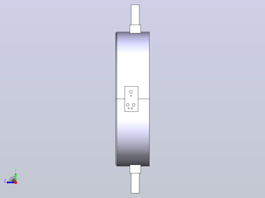 烹饪加热器设计右视图