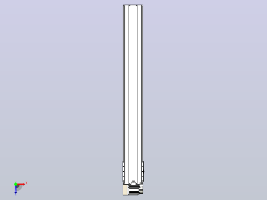皮带直线轴半封闭可选导轨TPA-HNB-220D-176-L1600-LU-C-P1K-N3俯视缩略图