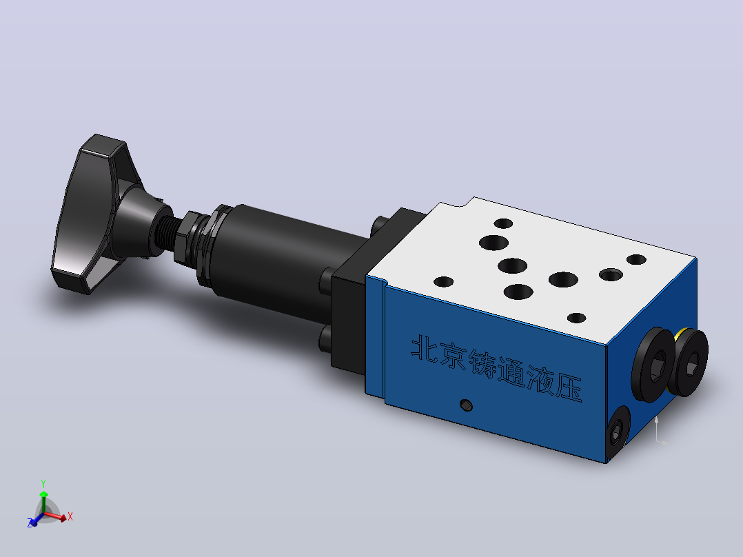 ZDR10DB1-Y 叠加式直动减压阀主视图