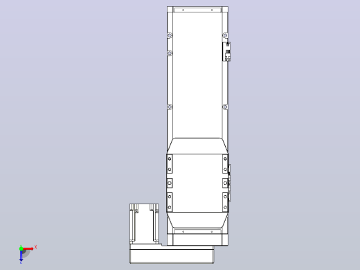滚珠丝杠直线轴内置导轨TPA-GCR-170-2510C-L350-MR-M75-N3俯视缩略图