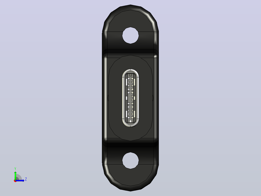USB C面板安装12左视图