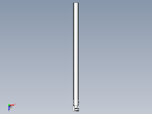 皮带直线轴半封闭可选导轨TPA-HNB-140D-120-L2550-ML-C-P40-N3俯视缩略图