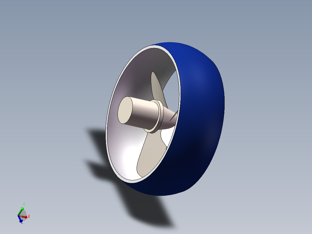 船用螺旋桨3D模型