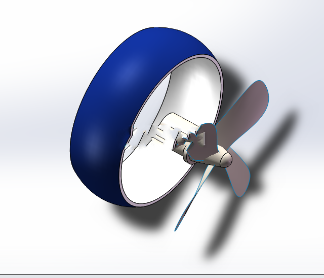 船用螺旋桨3D模型