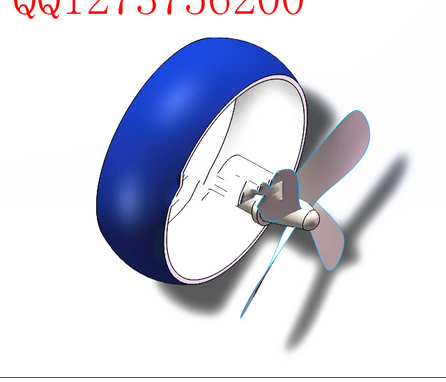 船用螺旋桨3D模型