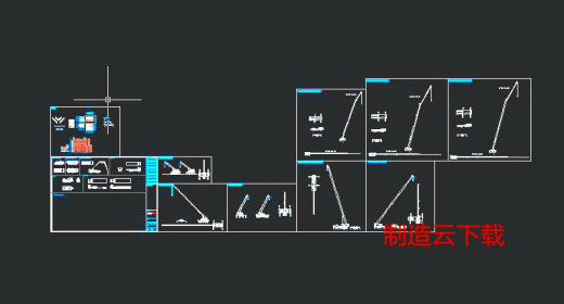 汽车吊，汽车泵等图例缩略图