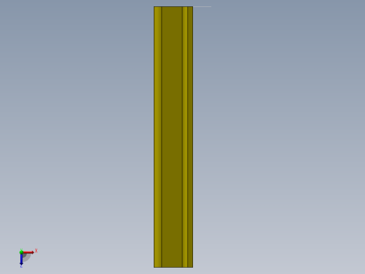 35mm导轨（参数化）俯视缩略图