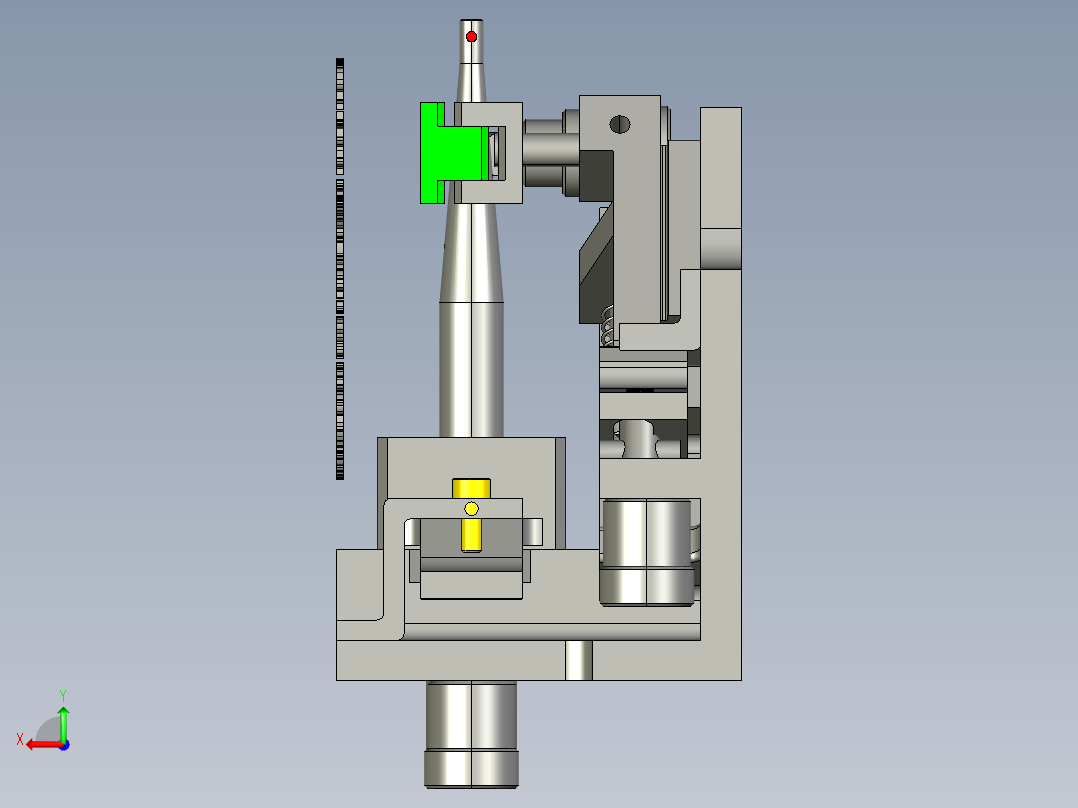 LED邦定机头后视图