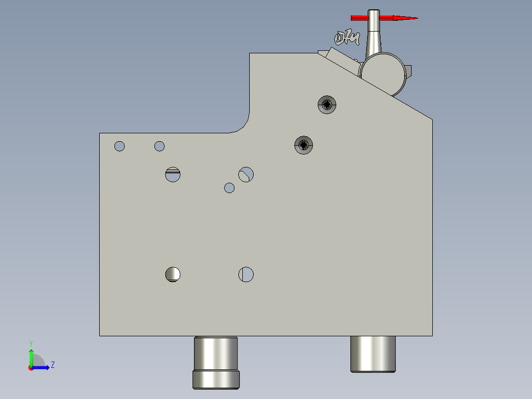 LED邦定机头左视图