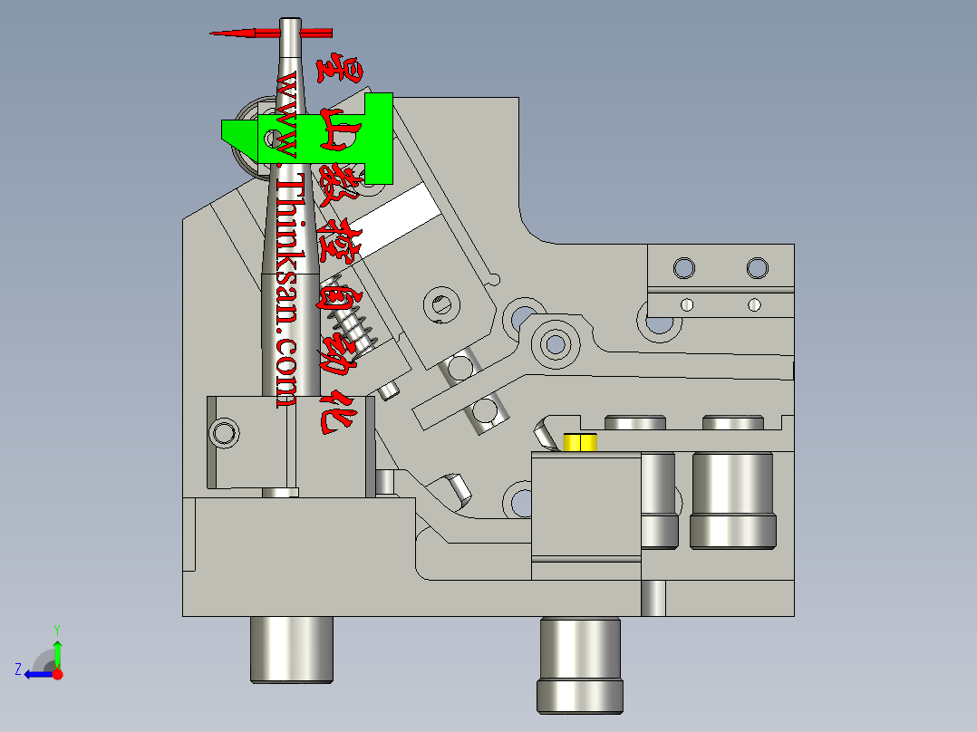 LED邦定机头右视图
