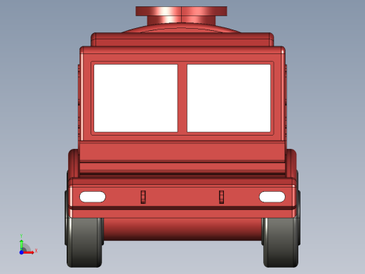 33-米内达卡车 3d模型图纸前视缩略图