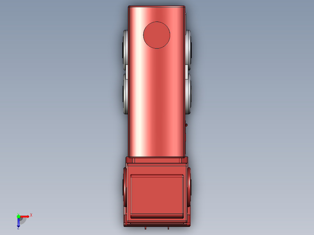 33-米内达卡车 3d模型图纸俯视图
