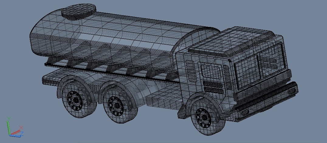 33-米内达卡车 3d模型图纸
