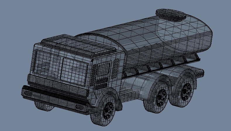 33-米内达卡车 3d模型图纸