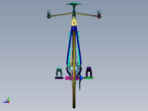 碳钢死飞弯把公路自行车右视缩略图