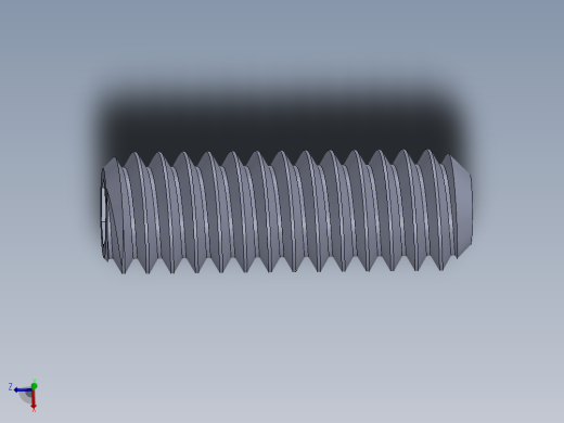 UNC 平头紧定螺钉-UNC SET SCREW 0.250 x0.750.SLDPRT