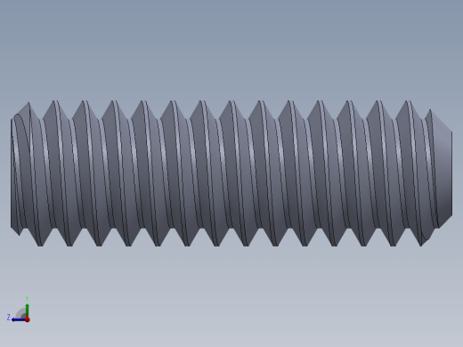 UNC 平头紧定螺钉-UNC SET SCREW 0.250 x0.750.SLDPRT右视缩略图