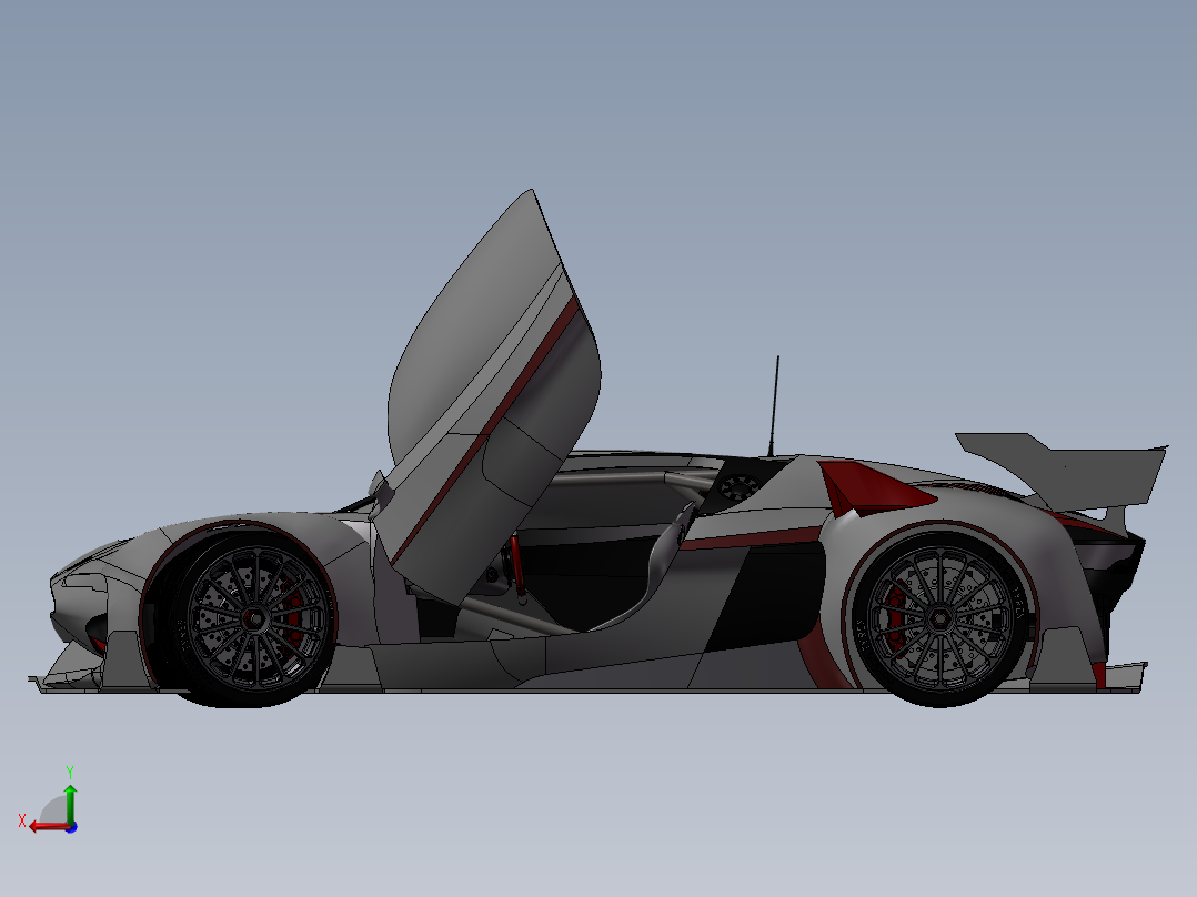 雪铁龙GT赛车后视图