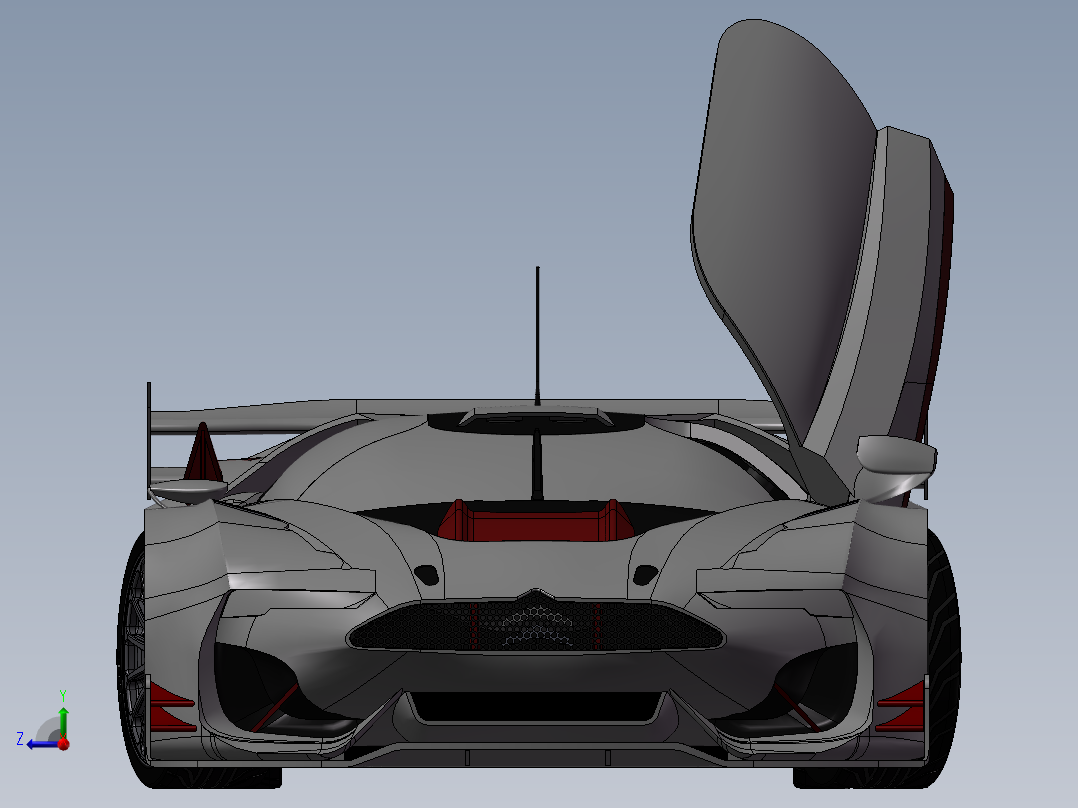 雪铁龙GT赛车右视图