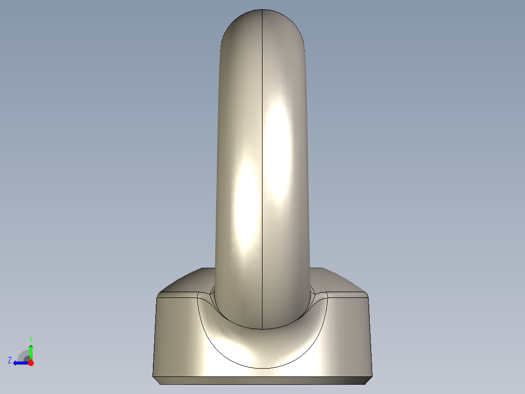 吊环螺母 - DIN 582（全系列）右视图