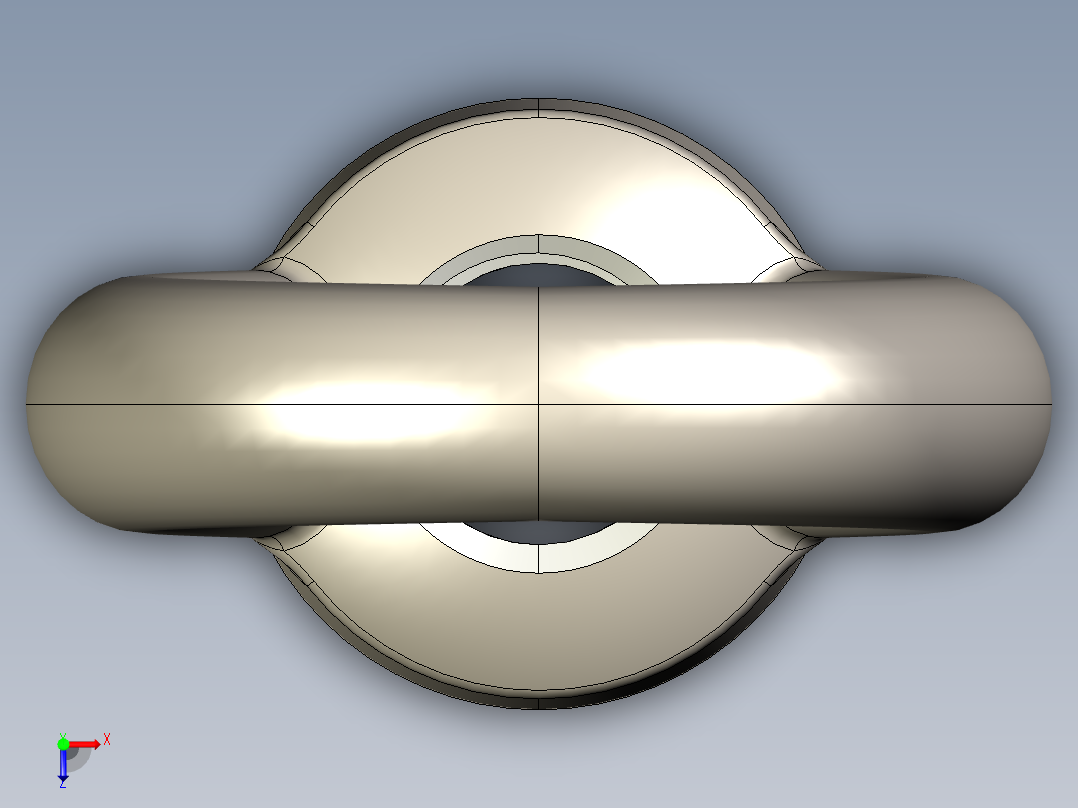 吊环螺母 - DIN 582（全系列）俯视图