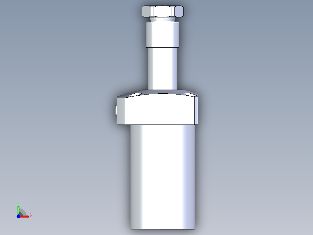 KOSMEKLHA0550-GL-Q25多系列多零件图纸模型前视图