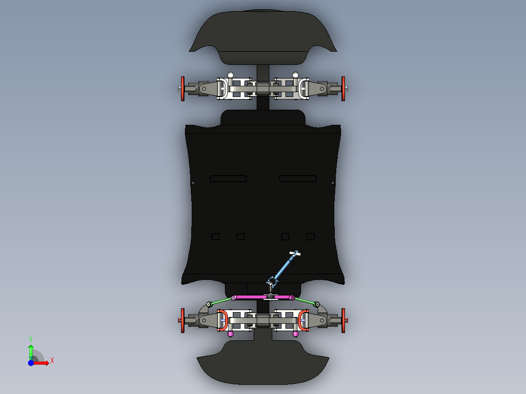 起亚运动混合动力汽车前视图