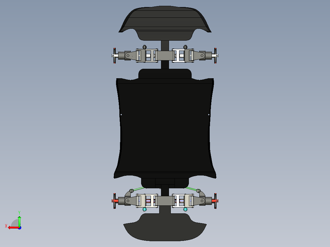 起亚运动混合动力汽车后视图