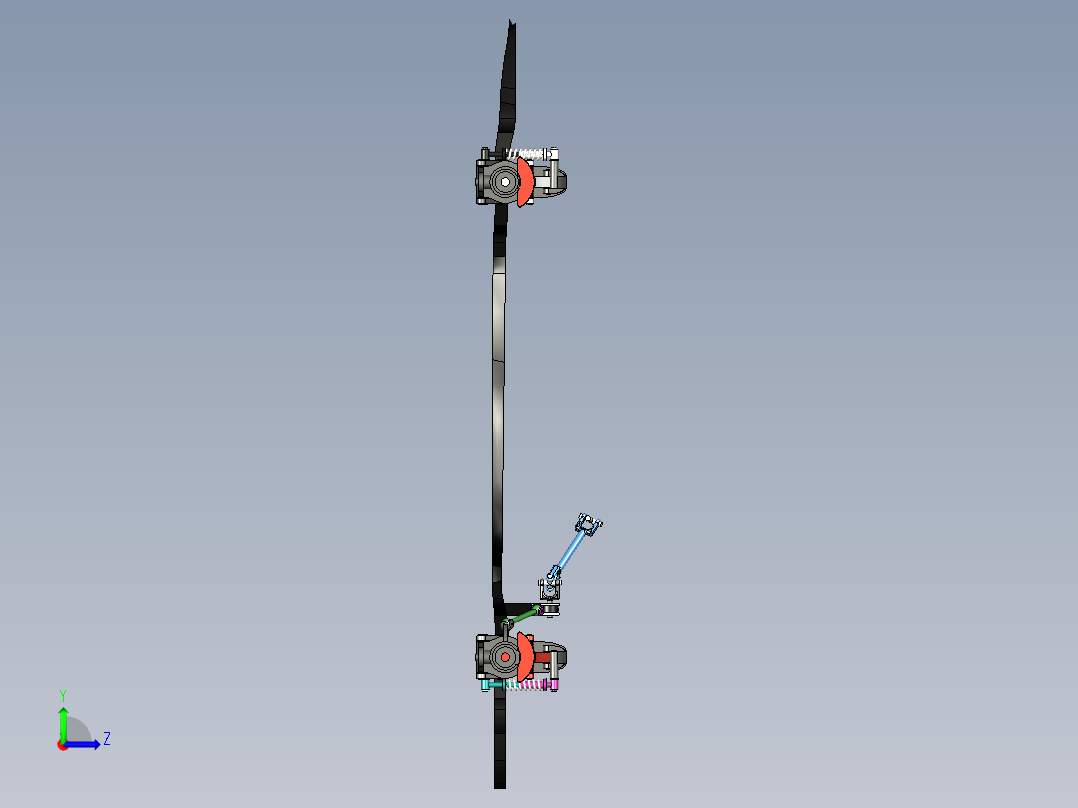 起亚运动混合动力汽车左视图