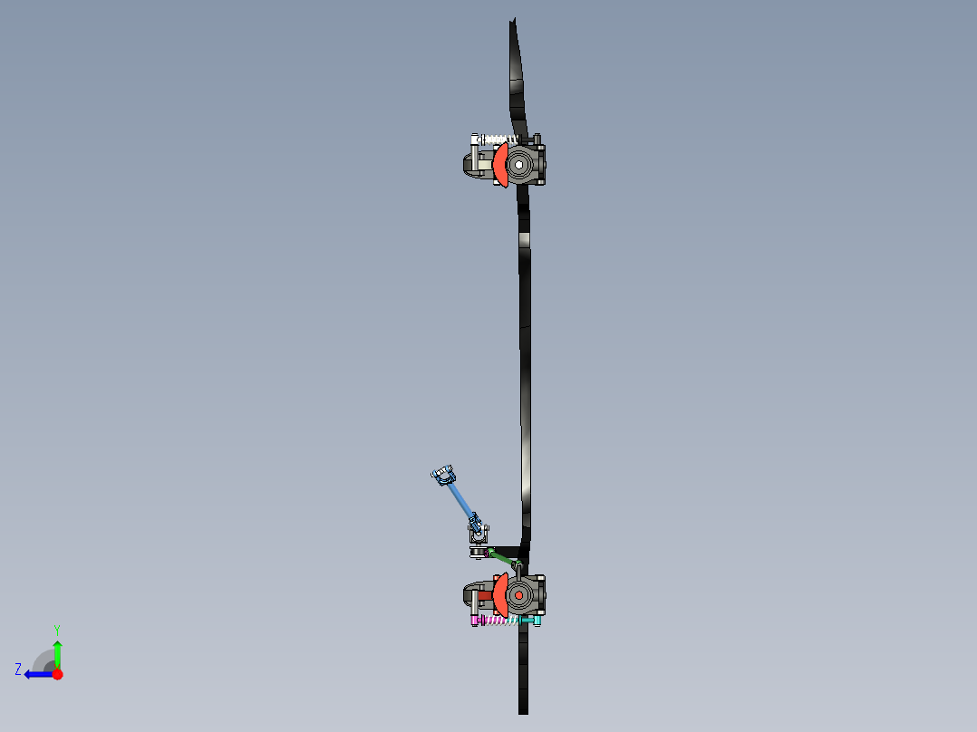 起亚运动混合动力汽车右视图