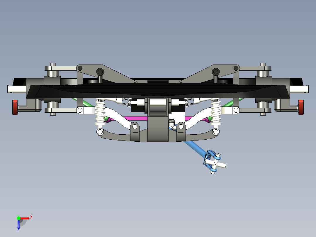 起亚运动混合动力汽车俯视图