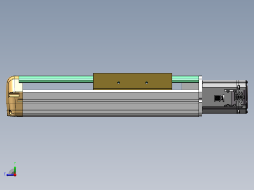MTH丝杆半封闭模组MTH14-BC-400W右视缩略图