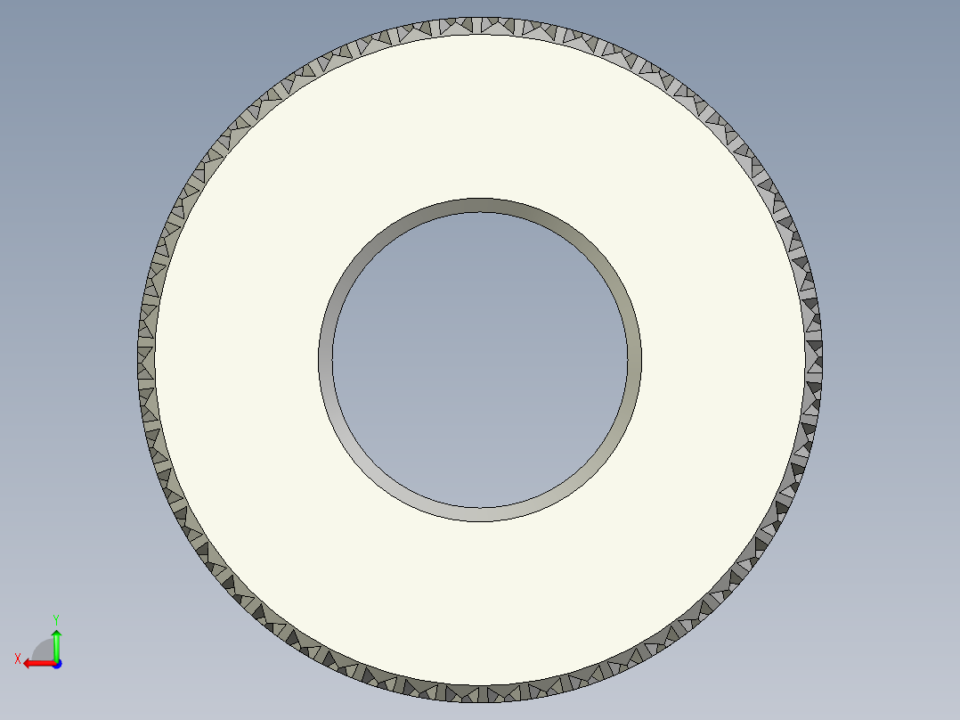 滚花螺母-M2.5 Knurled Nut后视图