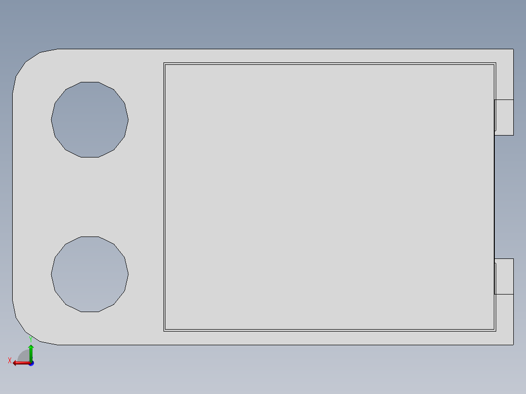 260系列槽型光电（插拔式）-FC-SPV267Z-D后视图