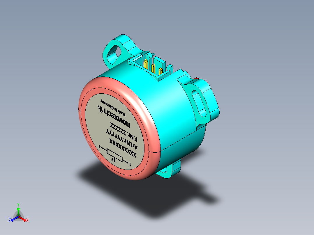 NOVOTECHNIK角度位移传感器SP-2500 系列主视图