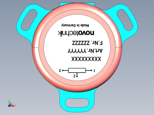 NOVOTECHNIK角度位移传感器SP-2500 系列前视缩略图