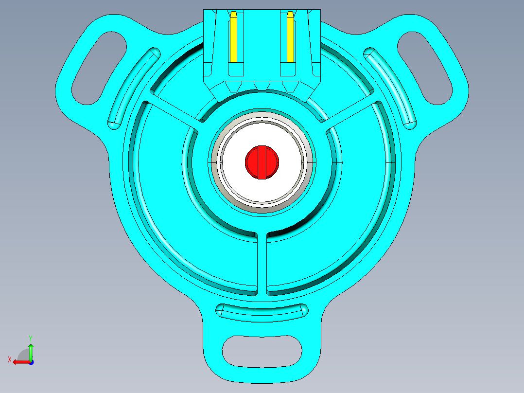 NOVOTECHNIK角度位移传感器SP-2500 系列后视图