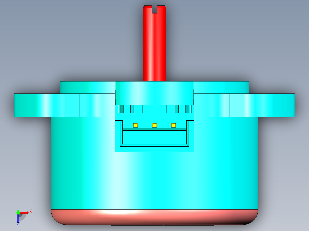 NOVOTECHNIK角度位移传感器SP-2500 系列俯视图
