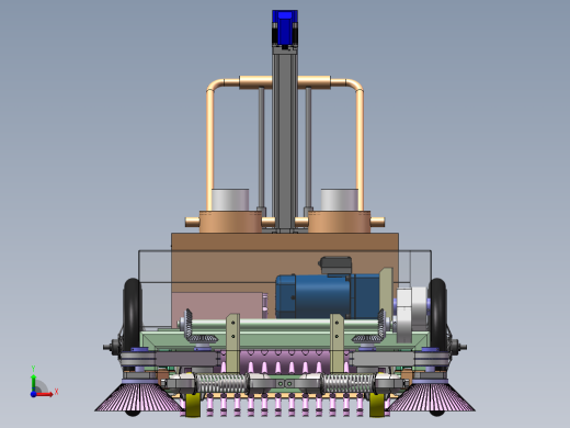 推动式路面清扫车前视缩略图