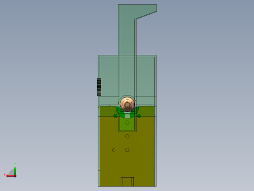 洗瓶机的简易设计 （课程设计，说明书,solidworks,运动分析）后视缩略图